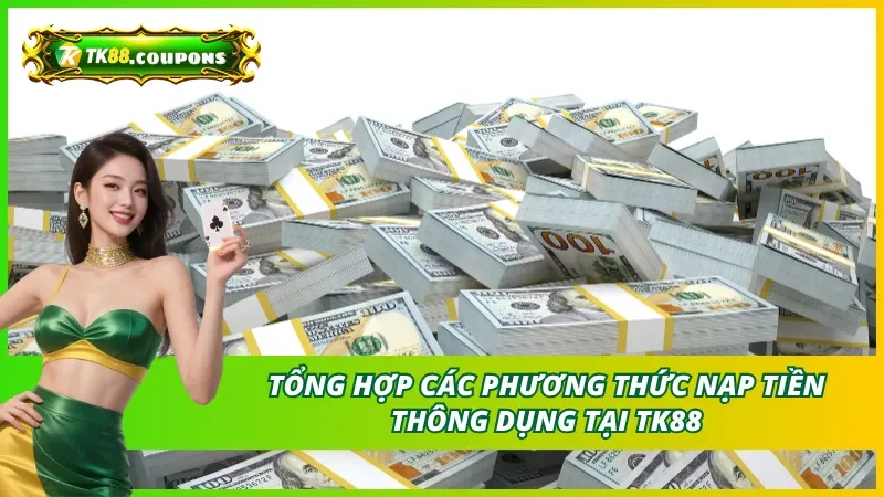 Tổng hợp các phương thức nạp tiền TK88 phổ biến